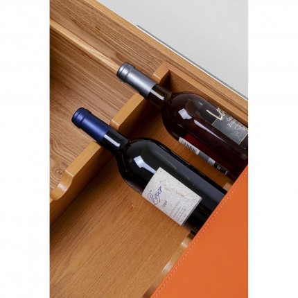 Table basse bar Monaco orange Kare Design