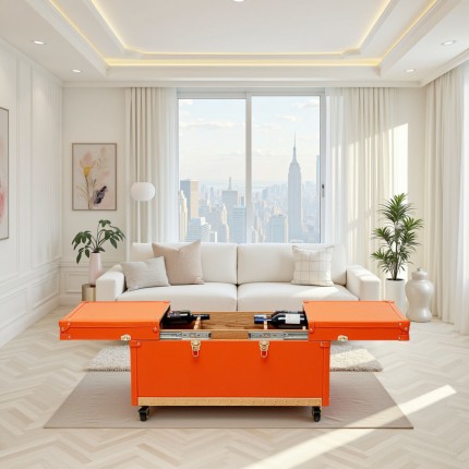 Coffee Table Bar Monaco orange Kare Design