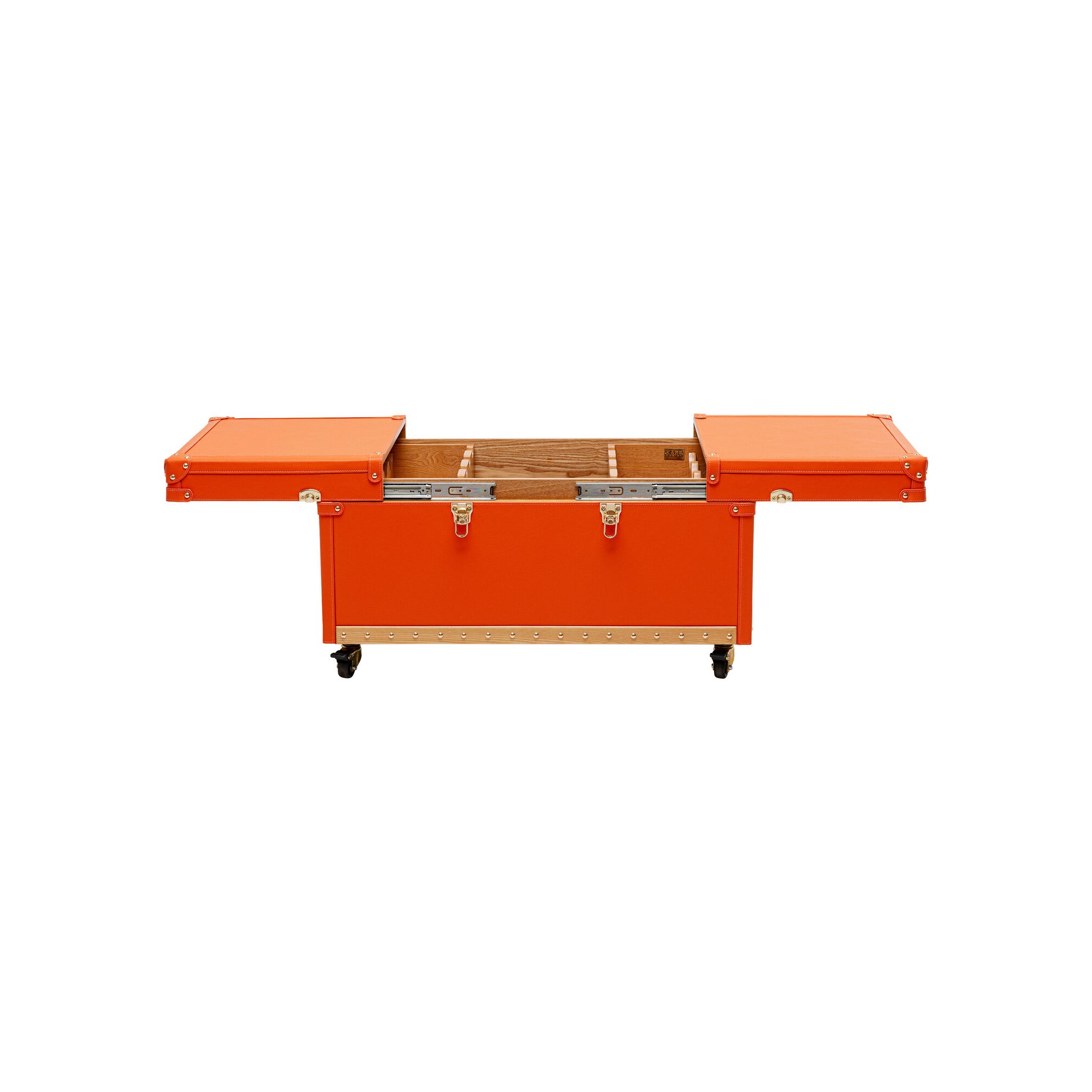 Table basse Bar Monaco orange 89x50cm