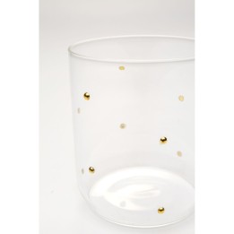 Verre à eau Glam Dots Gold 9cm