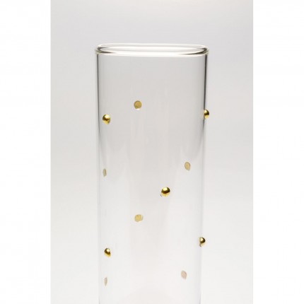 Champagne Glass Glam Dots gold (4/set) Kare Design