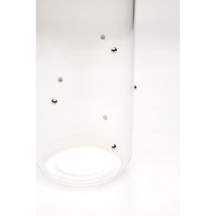 Verres hauts Glam Dots argentés set de 4 Kare Design