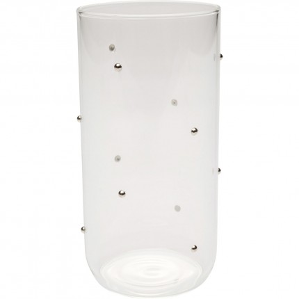 Waterglazen hoog Glam Dots zilver (4/set) Kare Design