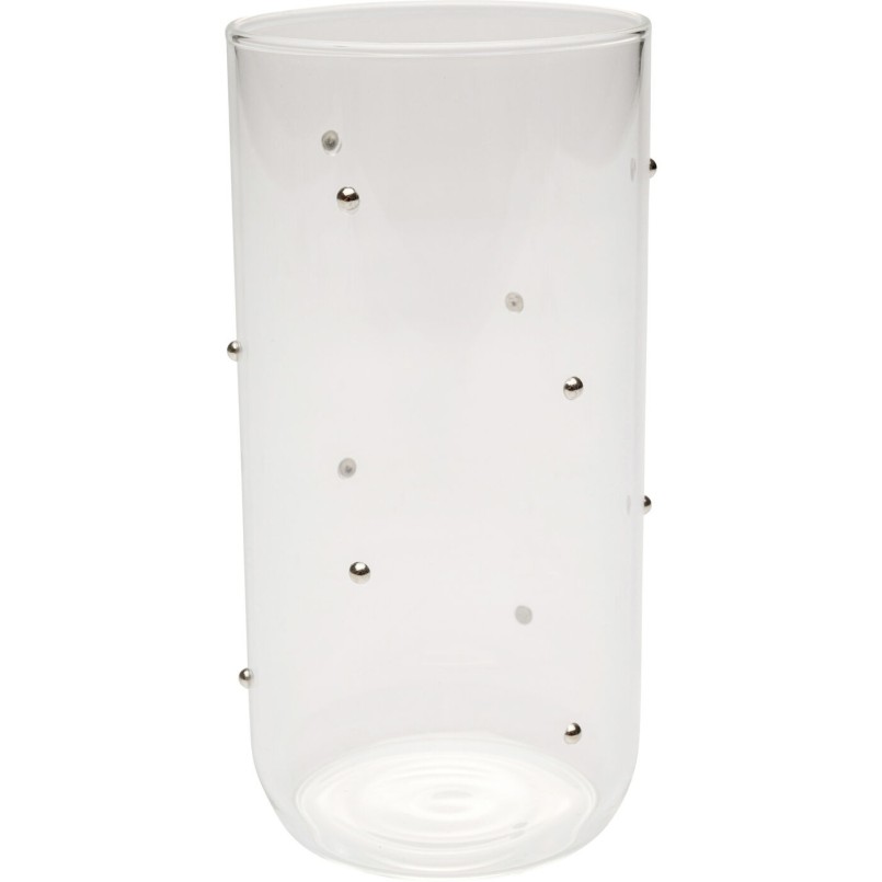 Verre à eau Glam Dots Silver 14cm