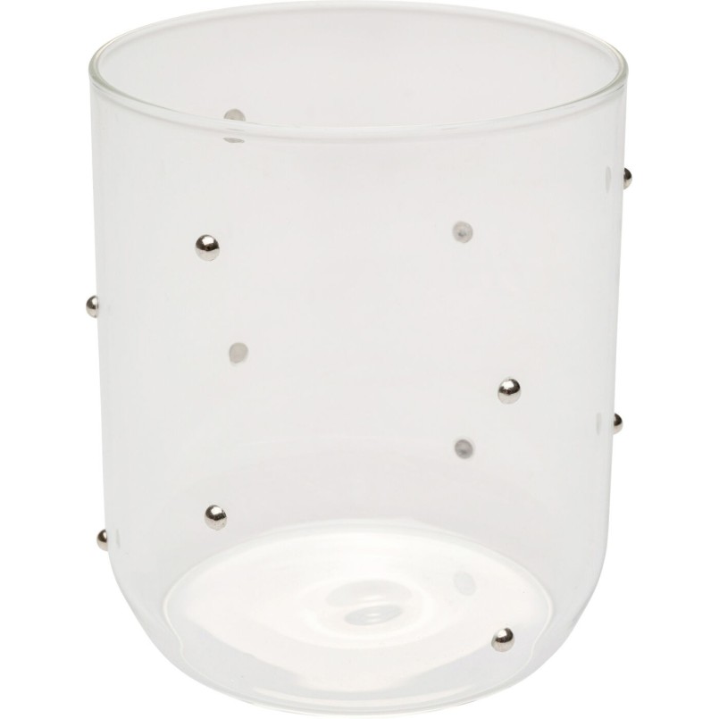 Verre à eau Glam Dots Silver 9cm