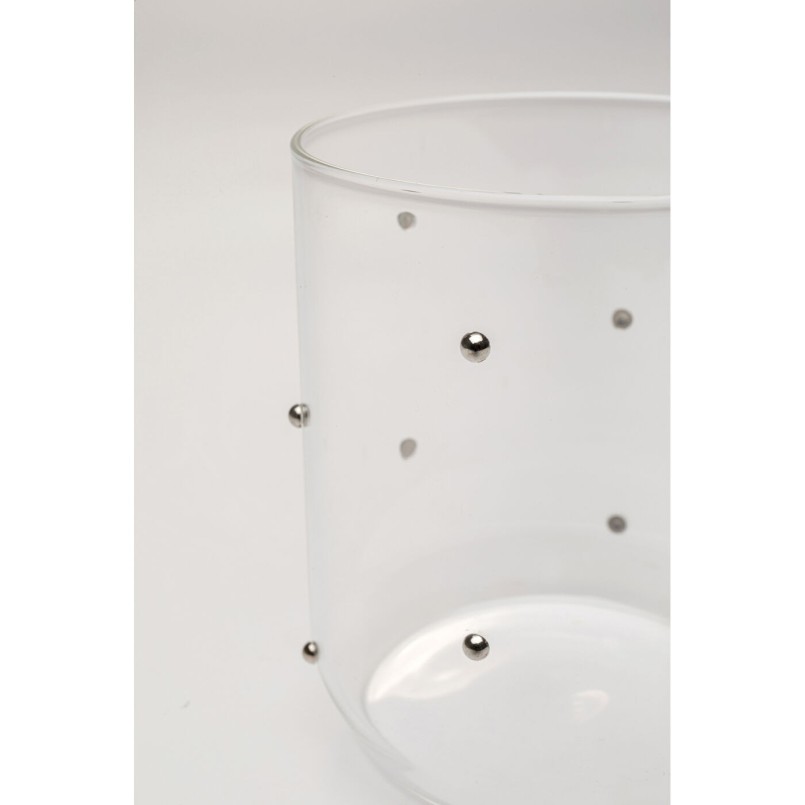 Verre à eau Glam Dots Silver 9cm
