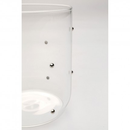 Waterglazen Glam Dots zilver (4/set) Kare Design