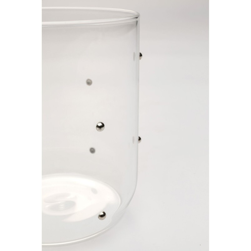 Verre à eau Glam Dots Silver 9cm