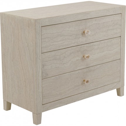Commode Travertino 3 tiroirs Kare Design
