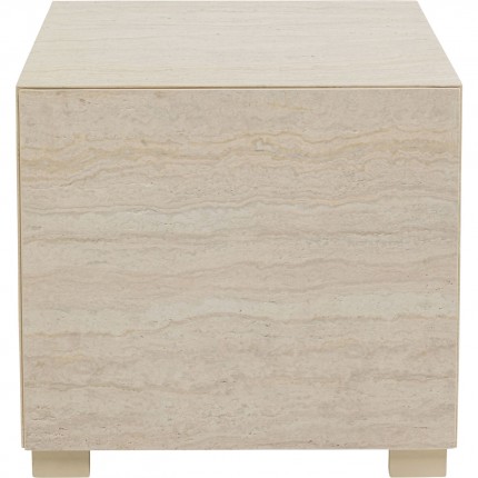 Nightstand Travertino 1 drawer Kare Design