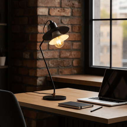 Lampe Speaker noire Kare Design