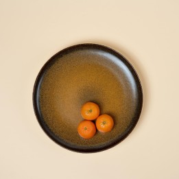 Assiette en porcelaine orange et blanche - Colorino - Kare Design