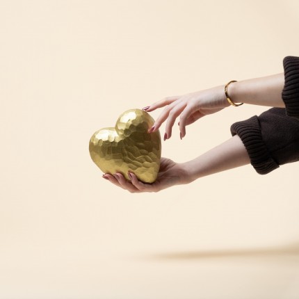 Déco coeur doré Kare Design