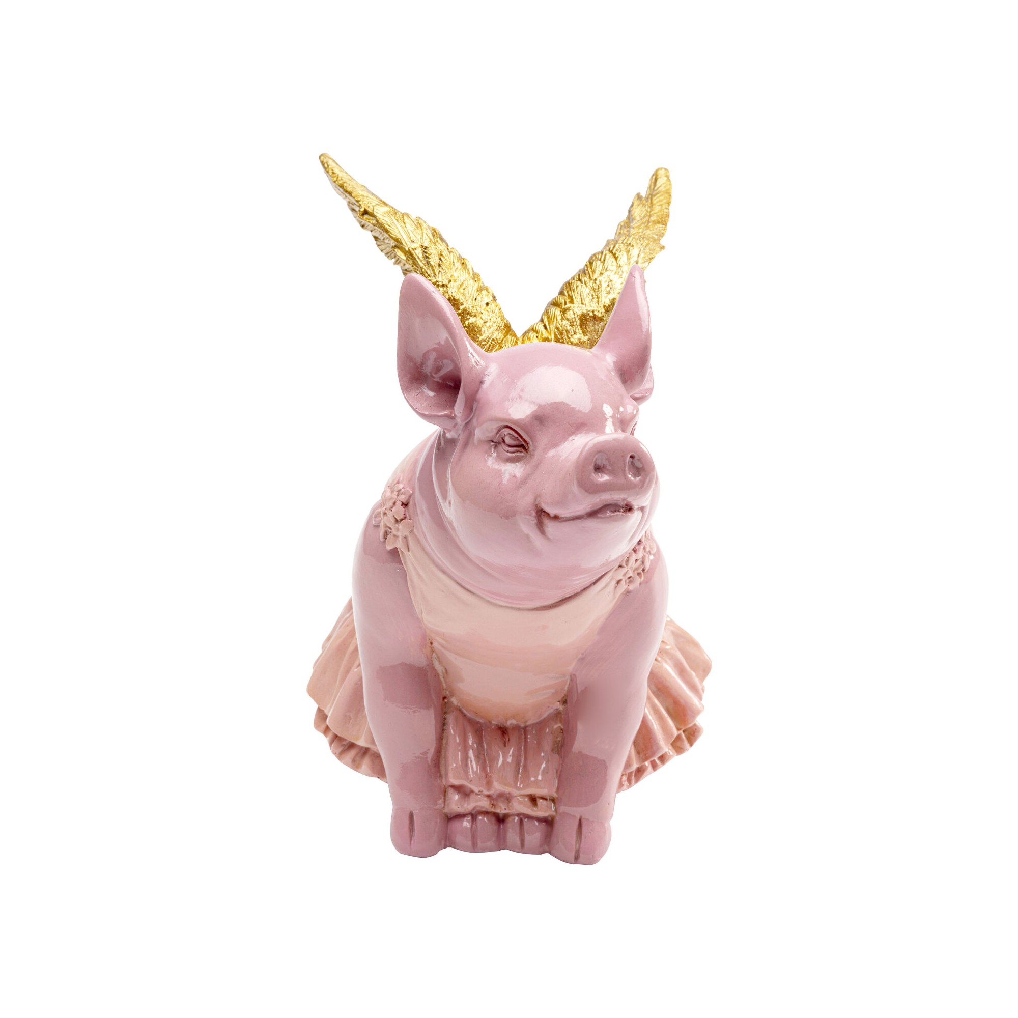 Tirelire cochon ailé rose 15cm Kare Design