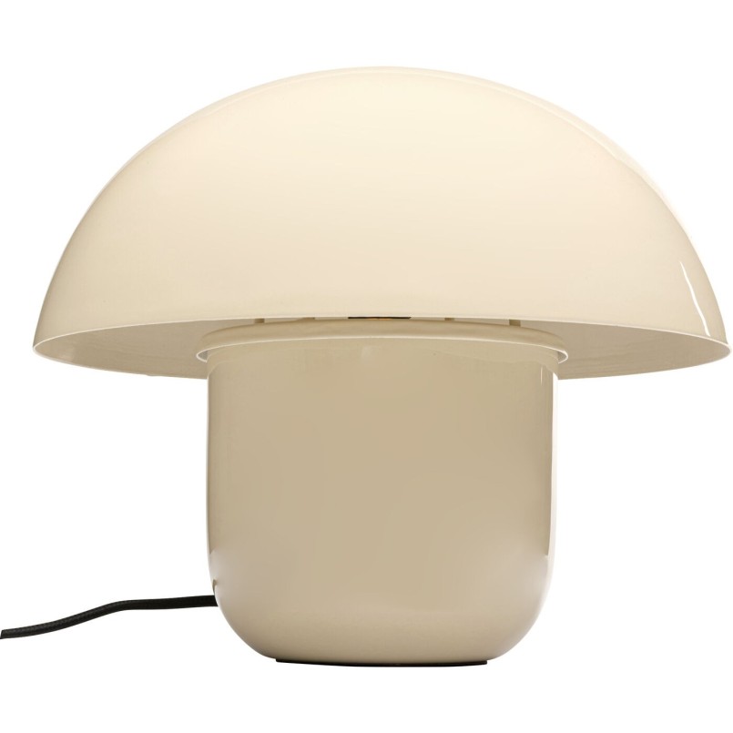 Lampe à poser Mushroom Shiny écru 27cm