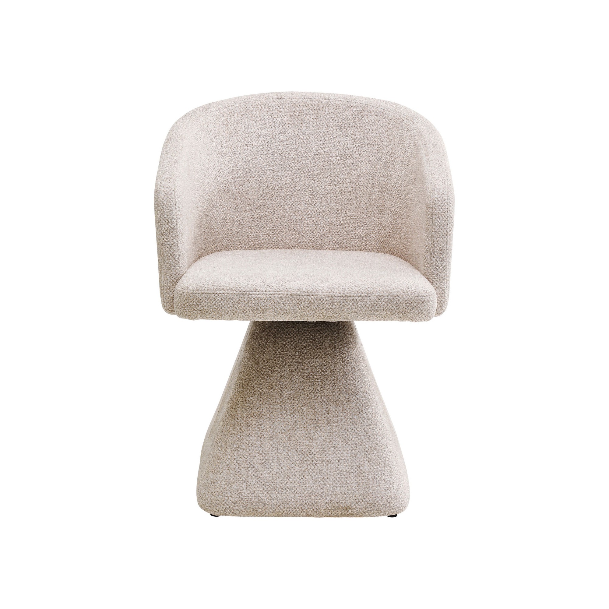 Chaise pivotante Melli crème