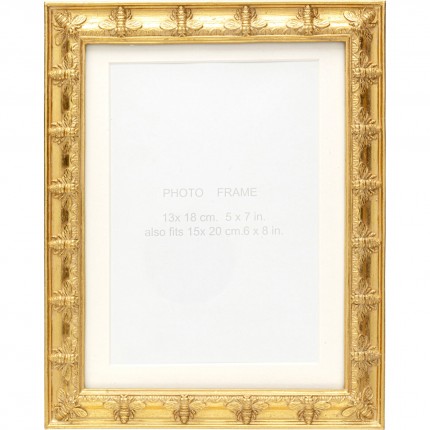 Picture Frame bees 19x24cm gold Kare Design