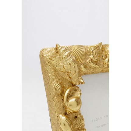 Fotolistj schelpen 18x23cm goud Kare Design