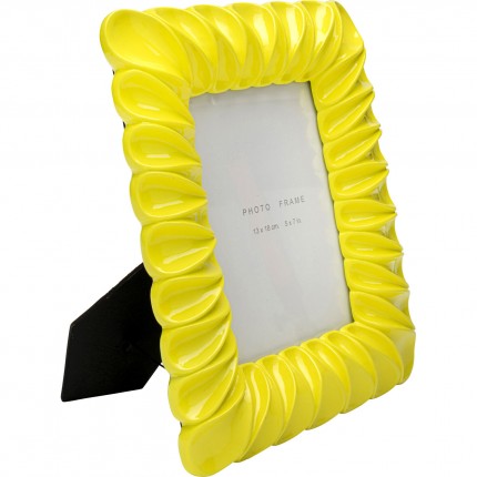 Cadre photo Sunrise 21x25cm jaune Kare Design