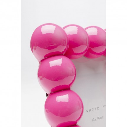 Fotolistj Bubble 19x23cm roze Kare Design