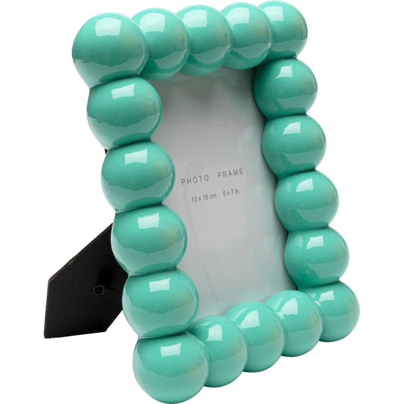 Cadre photo Bubble turquoise 13x18cm