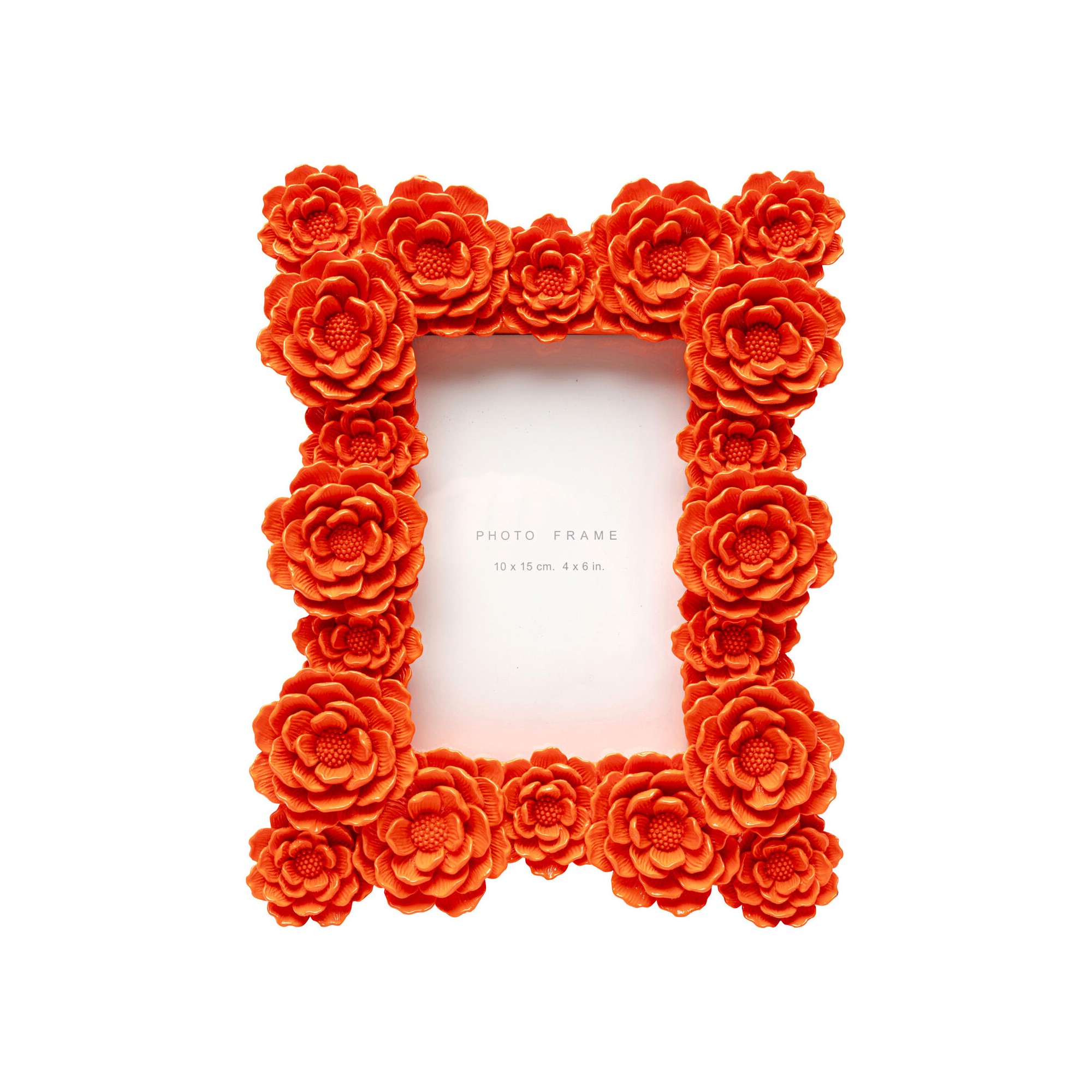 Cadre photo Flowerdream orange 10x15cm