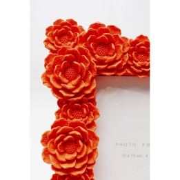 Cadre photo Flowerdream orange 10x15cm