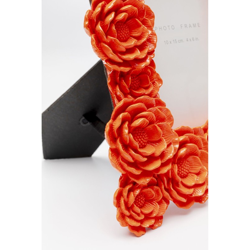 Cadre photo Flowerdream orange 10x15cm