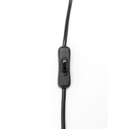 Lampadaire Al Capone 83cm noir Kare Design