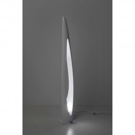 Vloerlamp Flow Flame 132cm wit Kare Design
