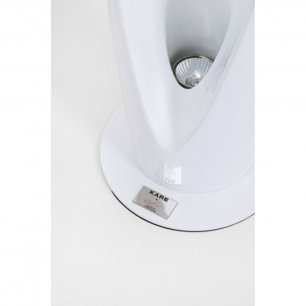 Vloerlamp Flow Flame 132cm wit Kare Design