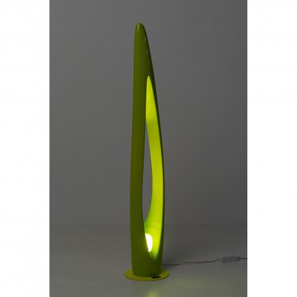 Floor Lamp Flow Flame 132cm green Kare Design