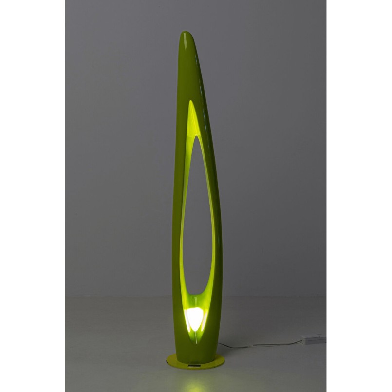 Lampadaire Flow Flame vert 132cm