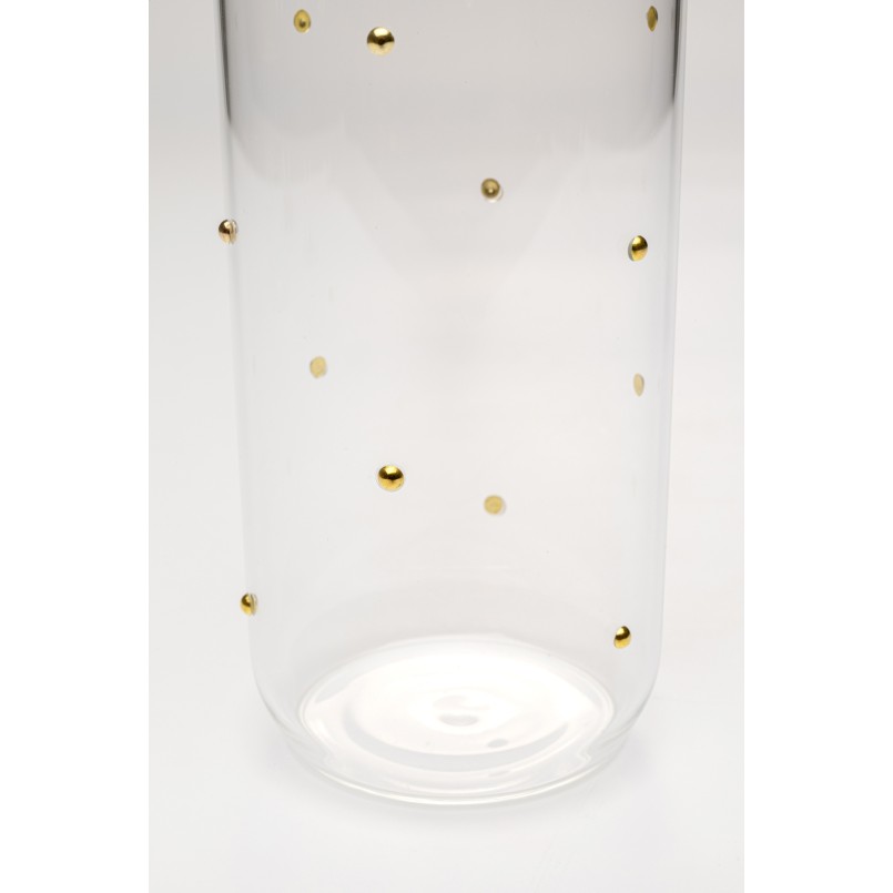 Verres hauts à pois dorés en relief - Glam Dots - Kare Design
