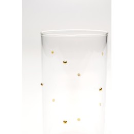 Waterglazen hoog Glam Dots goud (4/set) Kare Design