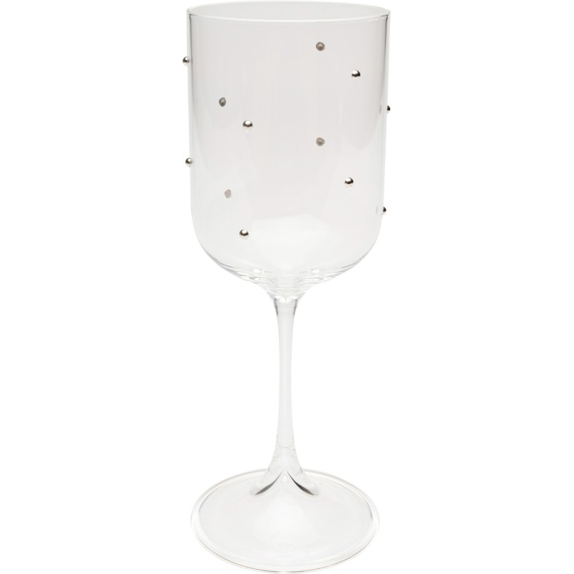 Wijnglazen Glam Dots zilver (4/set) Kare Design