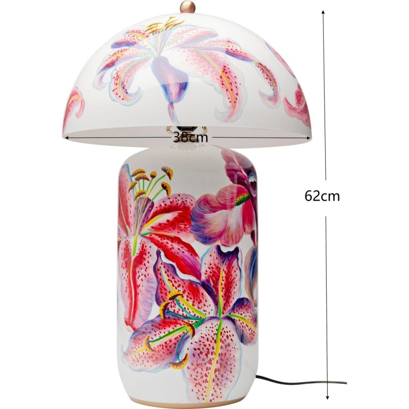 Lampe à poser Lillies pink