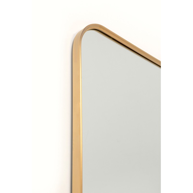 Miroir rectangulaire en laiton - Simply - Kare Design