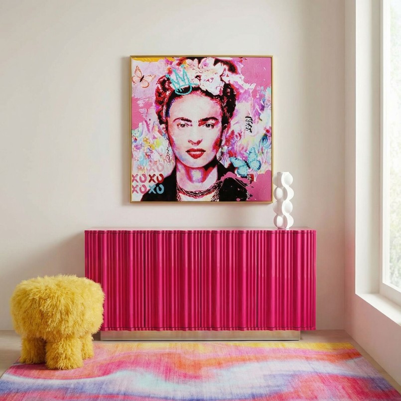 Buffet rose au relief ondulé - Stucco - Kare Design