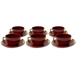 Koffiekoppen Vibrations rood (6/set) Kare Design