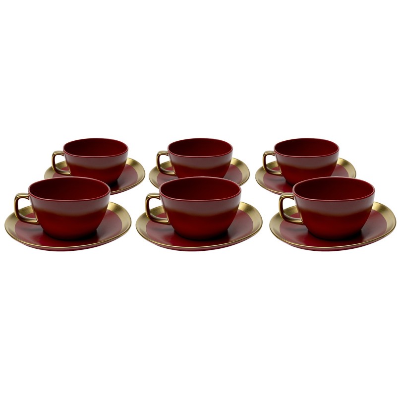 Coffee Cup Vibrations red (6/set) Kare Design