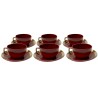Koffiekoppen Vibrations rood (6/set) Kare Design