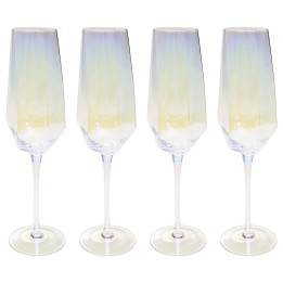 Champagneglazen Diamond (4/set) Kare Design