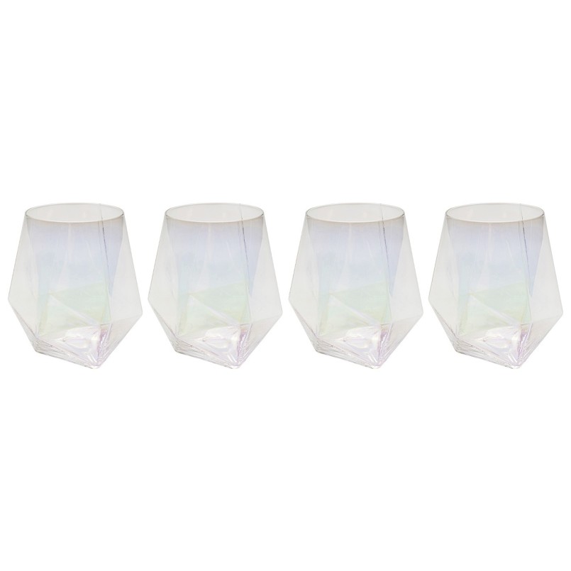 Waterglazen Diamond 12cm (4/set) Kare Design