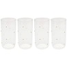 High Water Glass Glam Dots gold (4/set) Kare Design