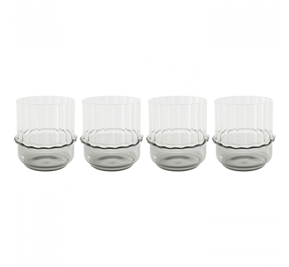 Verres à eau Noelle set de 4 Kare Design