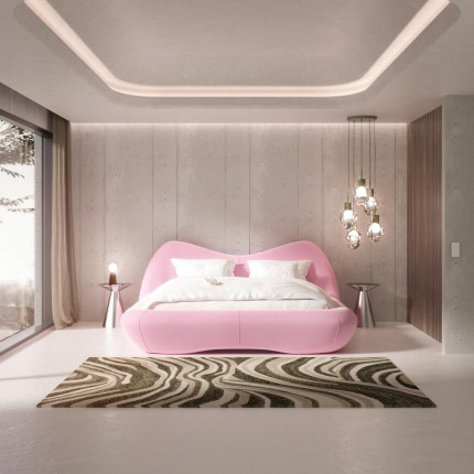 Bed Fluid Dreams 180x200cm roze Kare Design