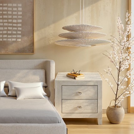 Nachtkastje Travertino 2 lades Kare Design