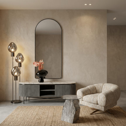 Floor Lamp Supernova 160cm silver Kare Design