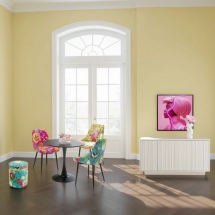 Tabouret Flower Fever 39cm bleu Kare Design